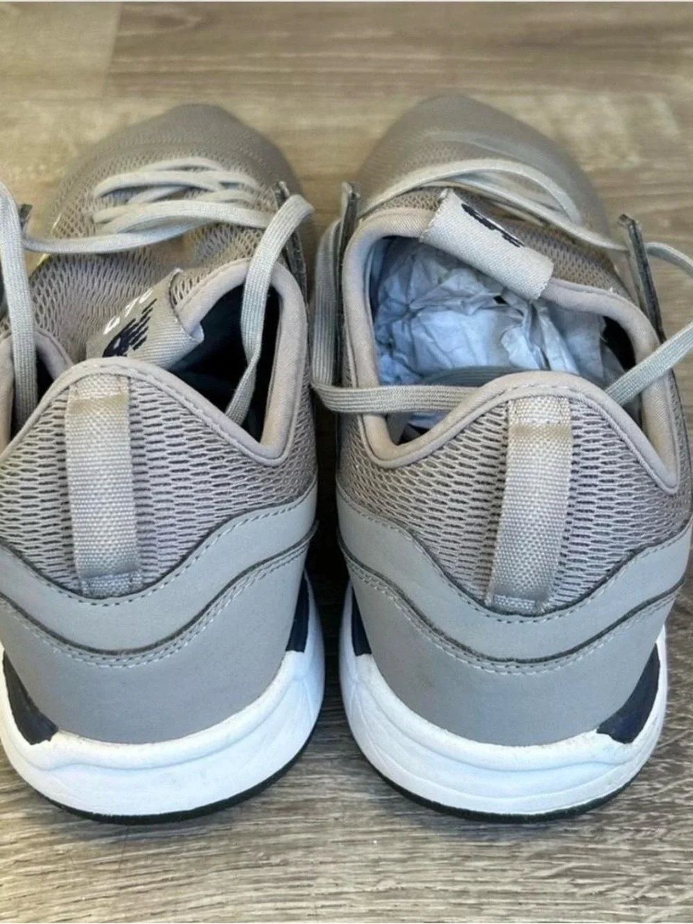 New Balance Men’s 247 Casual Sneakers in Gray and White